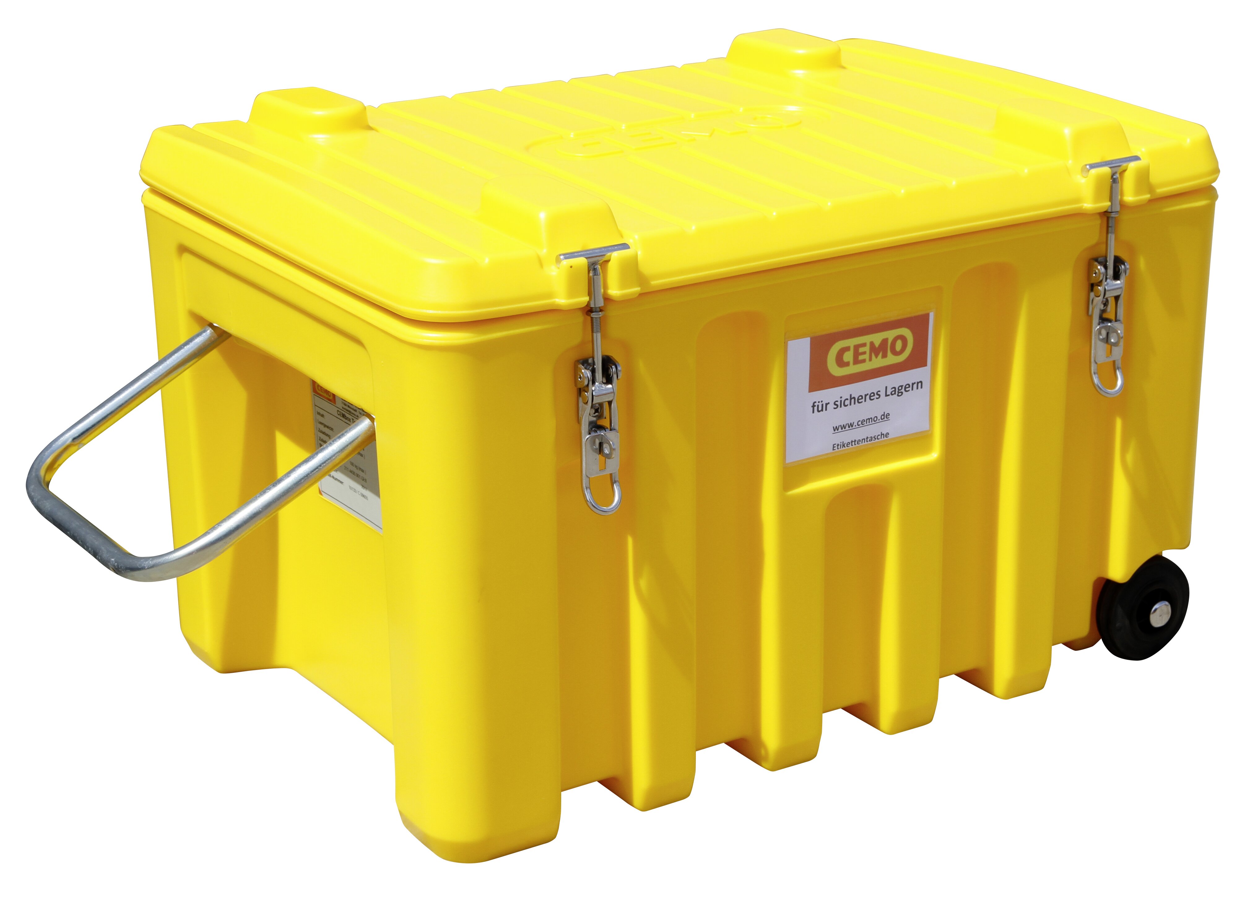 CEMBOX TROLLEY 150L SAFETY STORAGE YELLOW