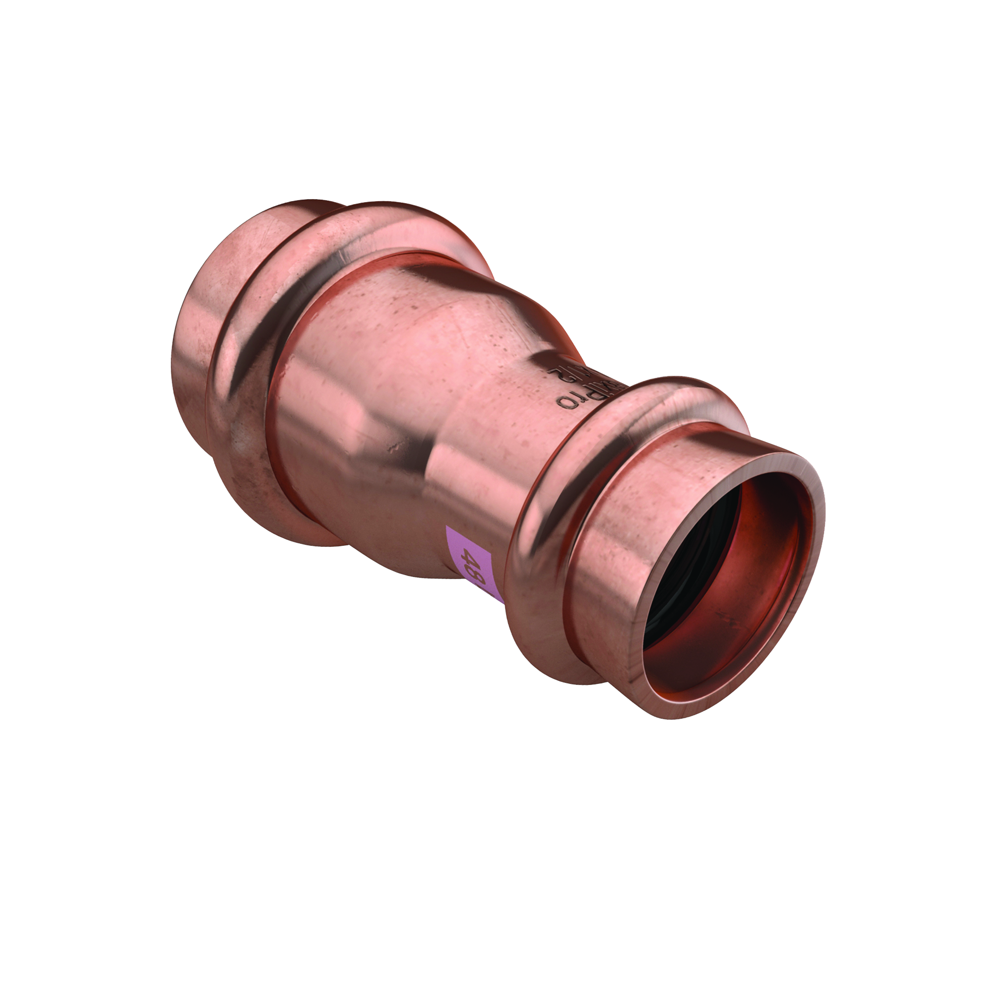 PRESS FITTING REDUCINGCOUPLER 1/2x3/8REF