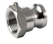 CAM AND GROOVE COUPLING A SS 1/2 IN. ADAPTER FEMALE THREAD