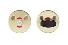 TOILET TURN KNOB ABLOY 001WC BRASS/BRUSHED