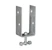 paalupiste Screw pole paalupiste 100mm vertical post