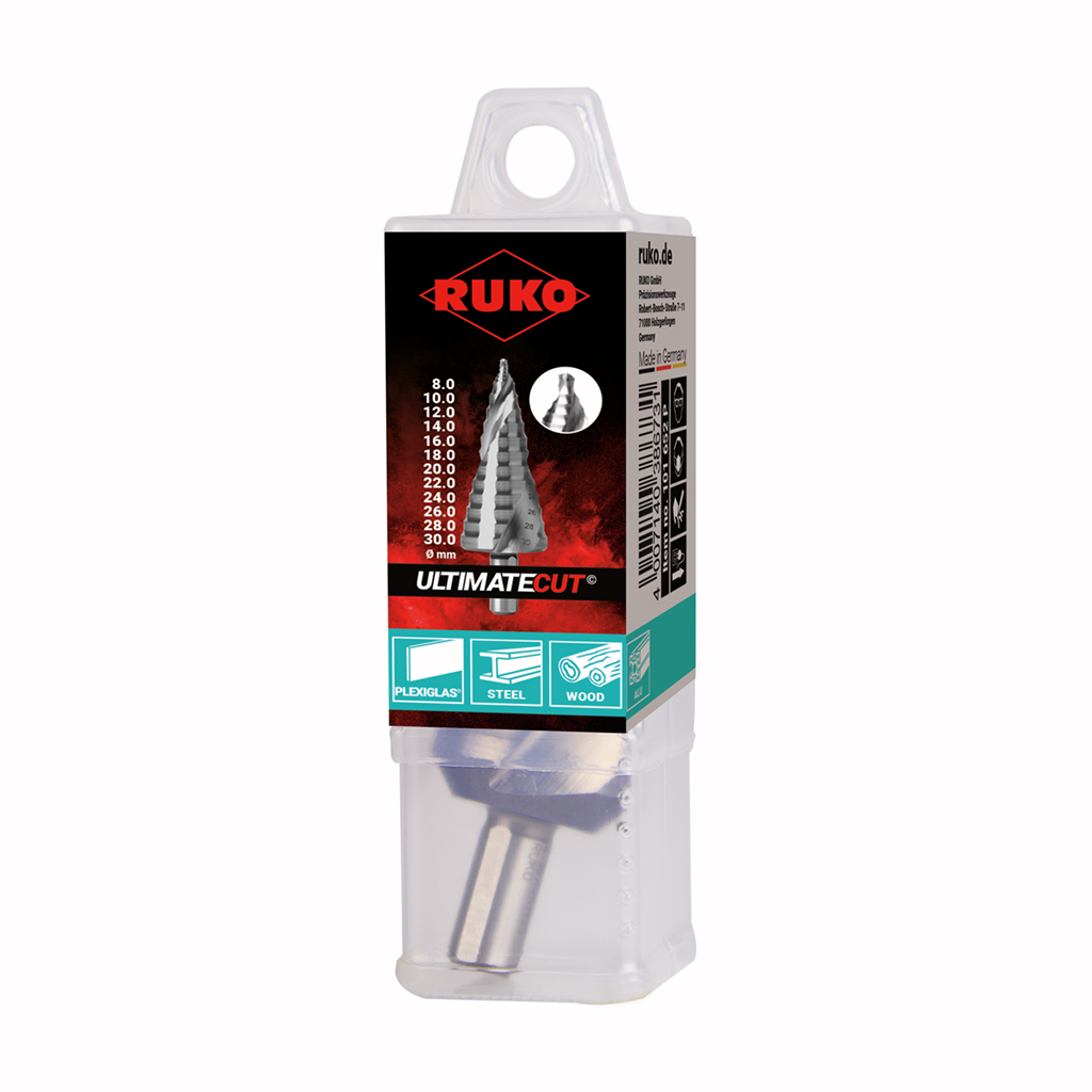 ruko Step drill ruko 5-12 mm flowstep hss