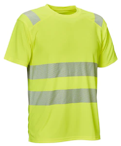 prof T-shirt prof hivis yellow cl2 size l