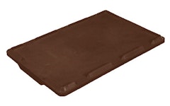 PLASTIC LID FOR CONTAINER 60l BROWN HD-P