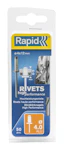 RIVET RAPID 4.0X12MM H.PERF 50PCS