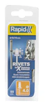 RIVET RAPID 4.0X14MM RST 50PCS