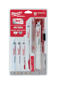 milwaukee Sabre saw blade set 12pcs sabre saw blade set 12pcs