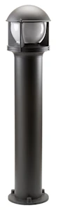 sg armaturen Opus r grafitt 1100 led opus stolpe sort 1100 led
