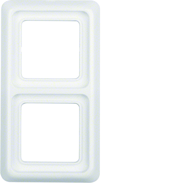 hager Ram ip44 2-fack m. tätning ip44 vit
