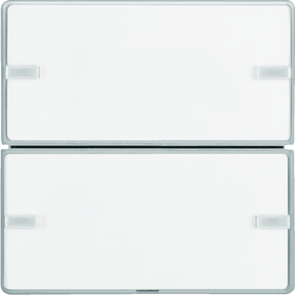 hager Push button knx q.1/q.3 4pb lp/rgb-sl alu