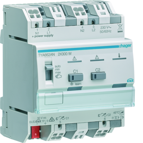 DIMMER KNX 2X300W
