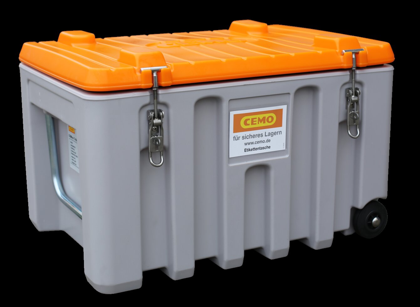 cemo Cembox 150l säilytyslaatikko harmaa/oranss