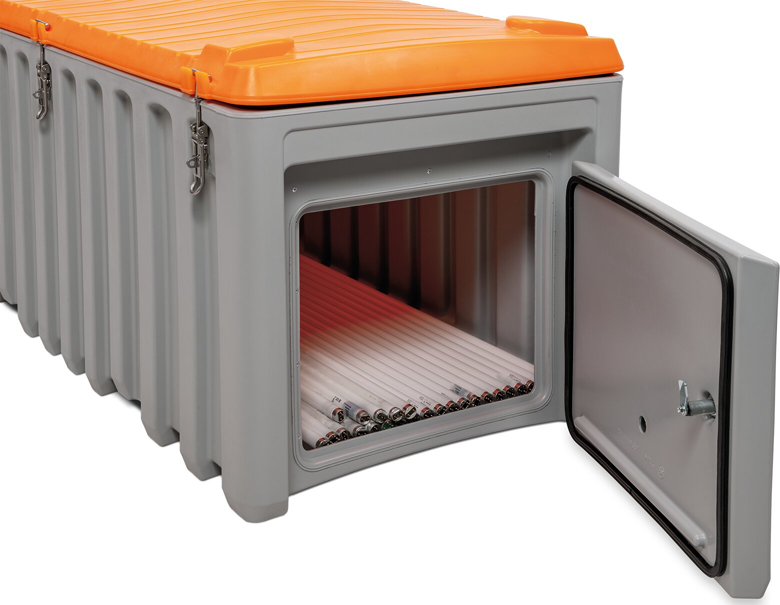 cemo Cembox 750l säilytyslaatikko harmaa/oranss