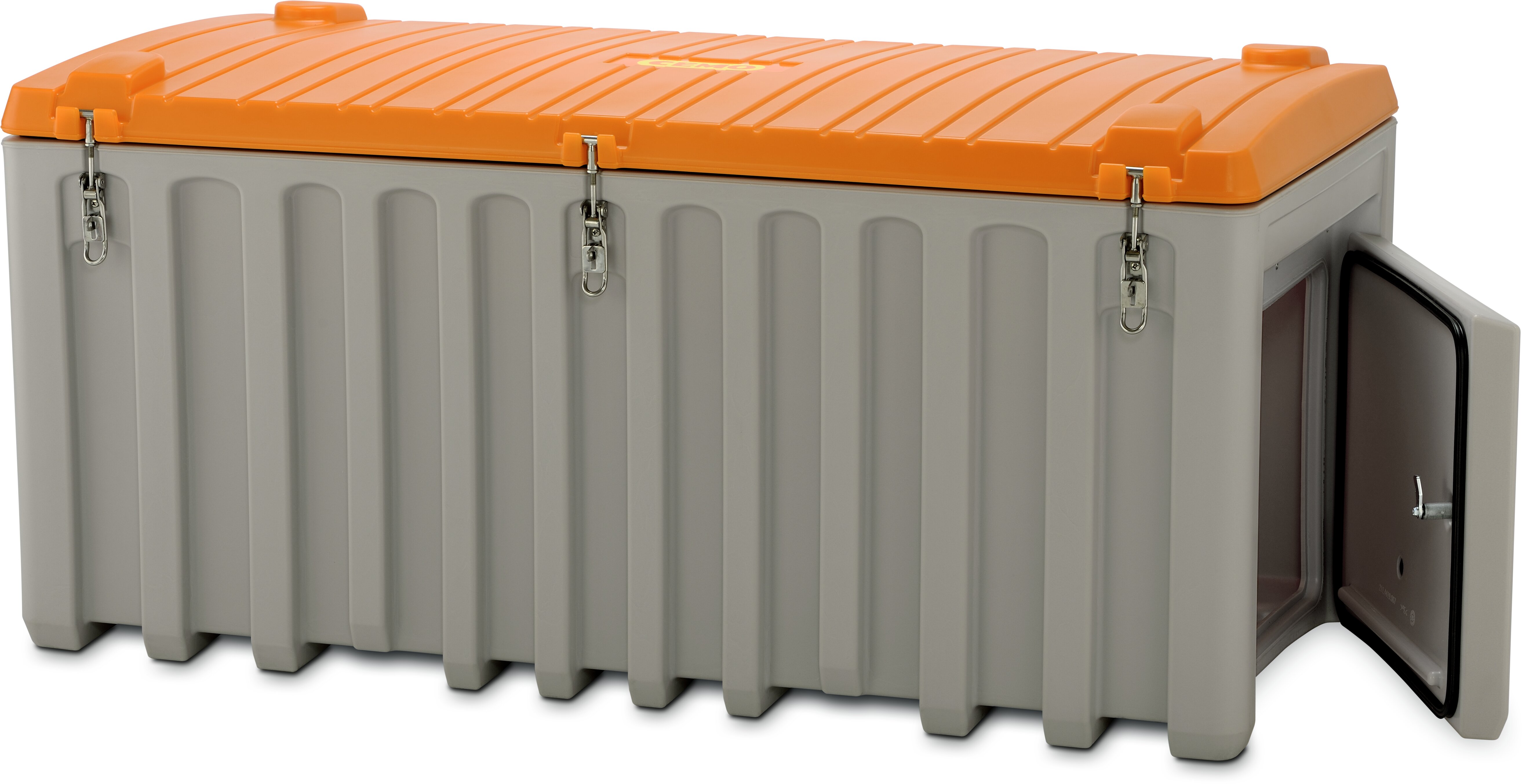 cemo Cembox 750l säilytyslaatikko harmaa/oranss