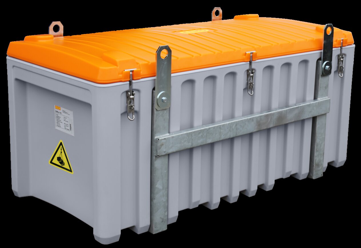 cemo Cembox 750l safety storage grey/orange