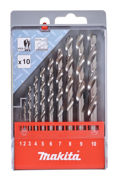 METALO GRĄŽTŲ RINKINYS 1-10MM, HSS-G