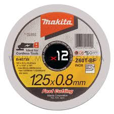 METALO PJOVIMO DISKAS INOX 125X0,8 MM 12 VNT.