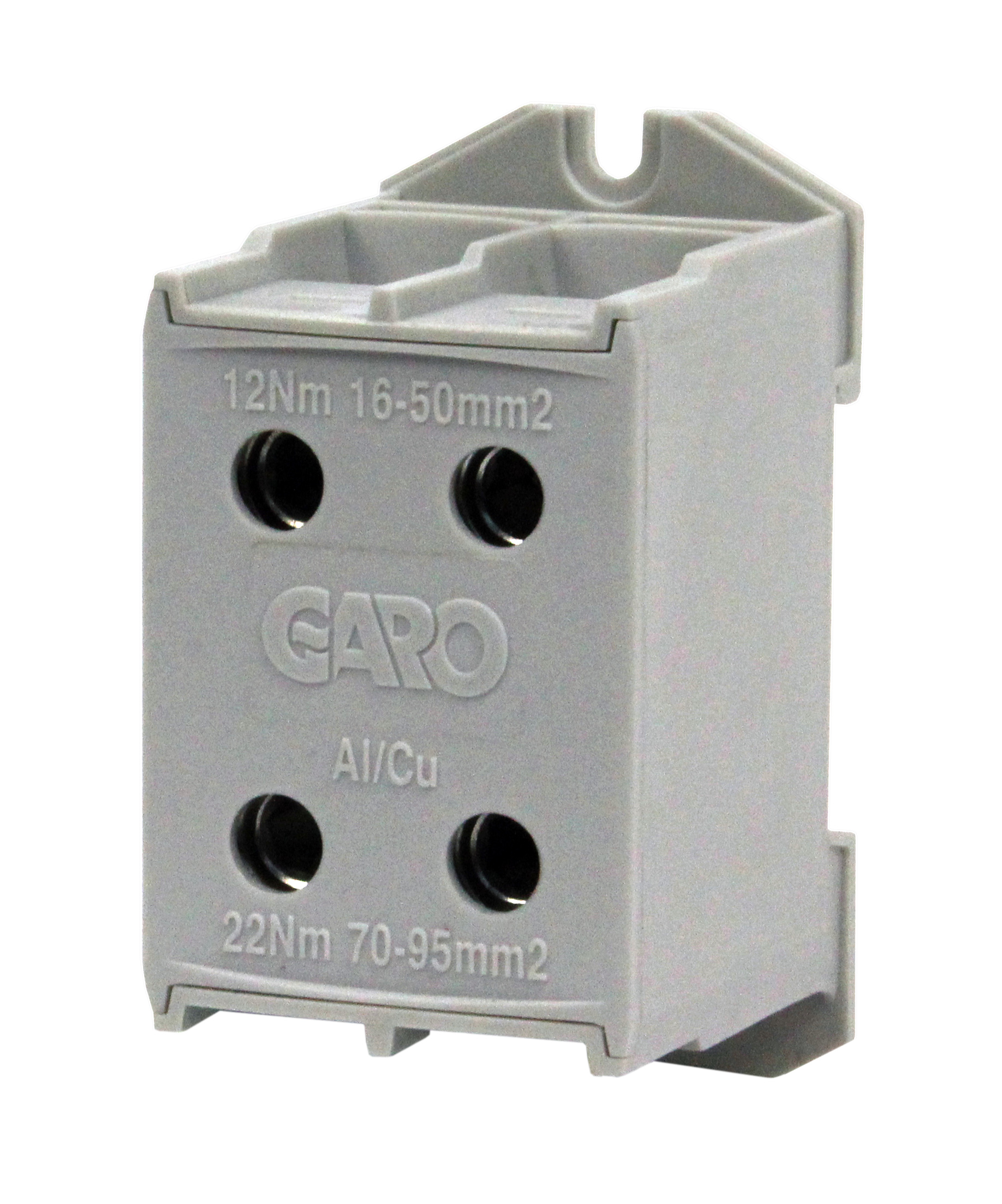 PLINT GRÅ 16-95MM² AL/CU 2P