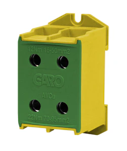 garo Plint gul/grön 16-95mm² al/cu 2p