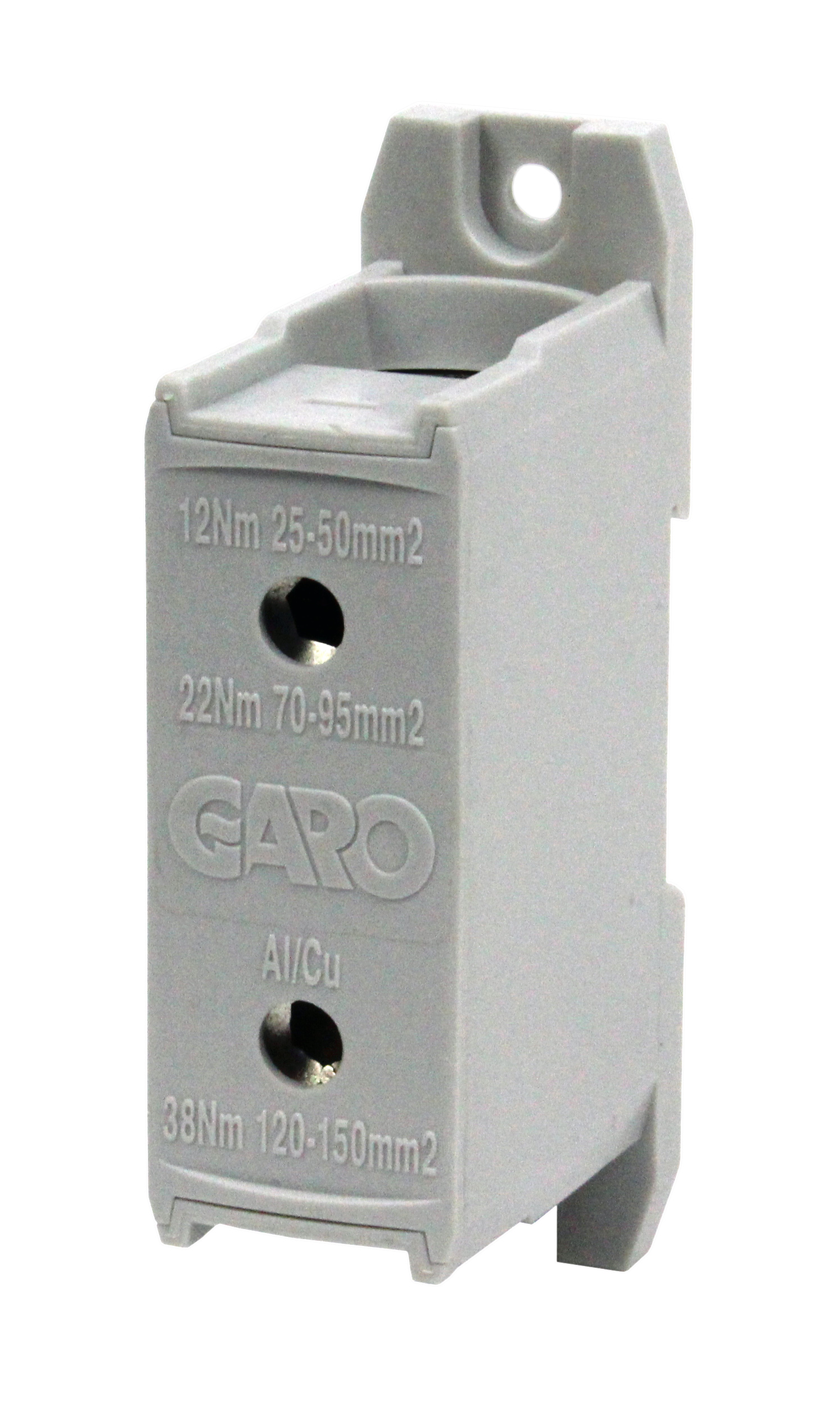 PLINT GRÅ 25-150MM² AL/CU 1P