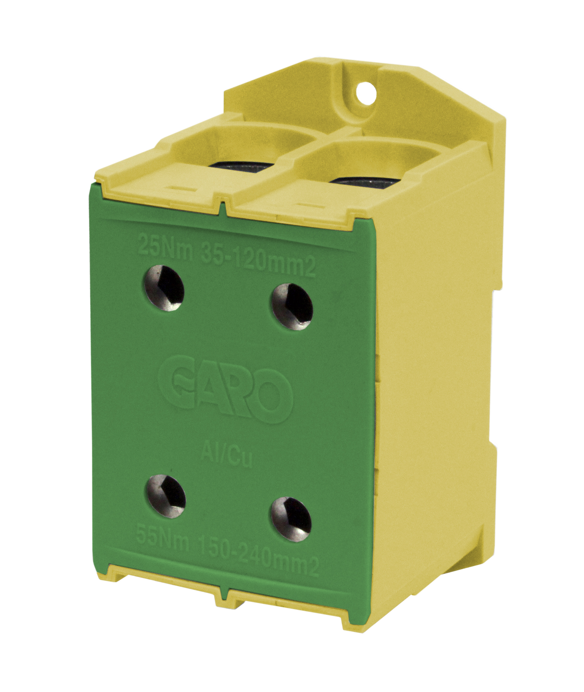 PLINT GUL/GRÖN 35-240MM² AL/CU 2P