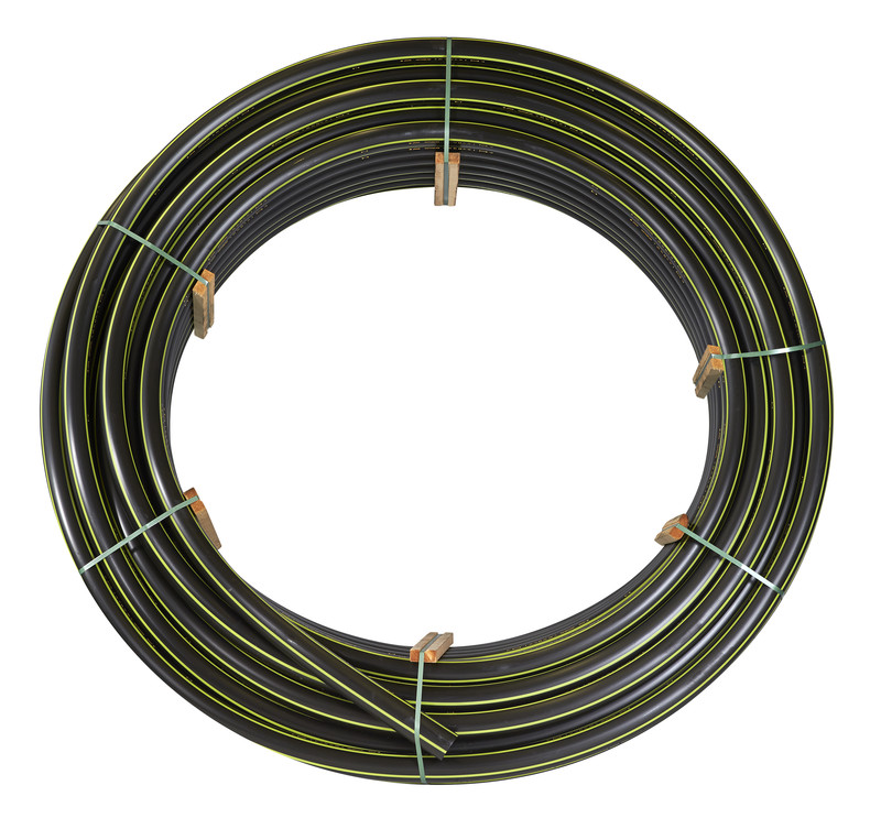 uponor Protection pipe 110/90 black/yellow 250m pe