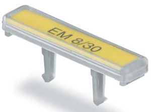 weidmüller Endestopperskilt, 30mm x 8mm