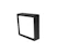 sg armaturen Seinä/kattovalaisin ulko frame frame square 7w 4k mu