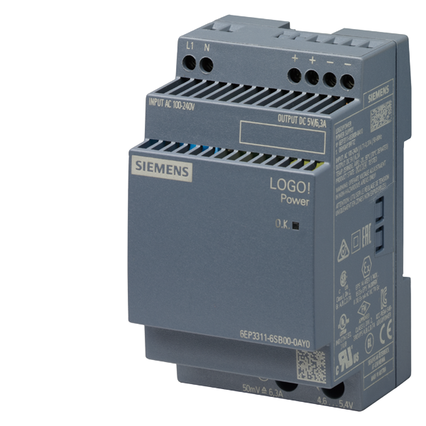 TEHOLÄHDE LOGO POWER 5VDC/6,3A