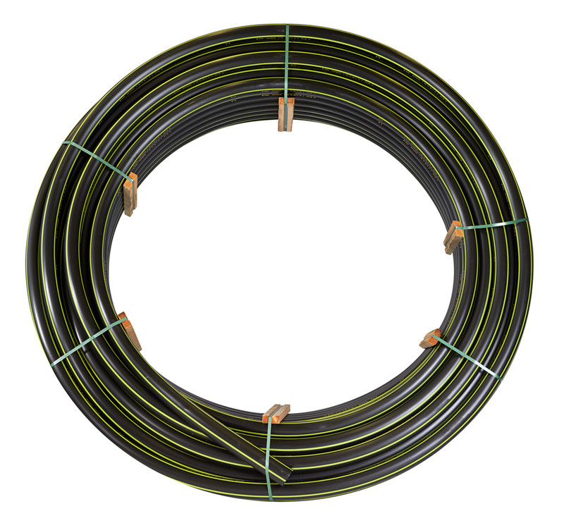 uponor Cable ducting pipe bl./yellow 75/61 250m pn10 pe