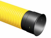 KABELSKYDDRÖR DUBBEL GUL 110x95 B 6m