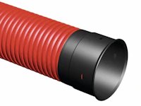KABELSKYDDRÖR DUBBEL RÖD 110x95 B 6m