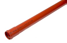 CABLE PROT.PIPE PVC RED 50 SN8 6m WITH SEALING
