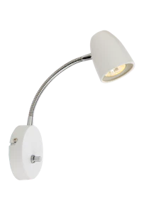 aneta lighting Sandnes vegglampe hvit gu10 led