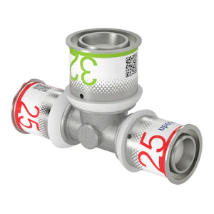 uponor Kompo t-haaraliitin uponor 25x32x25 s-press plus dr