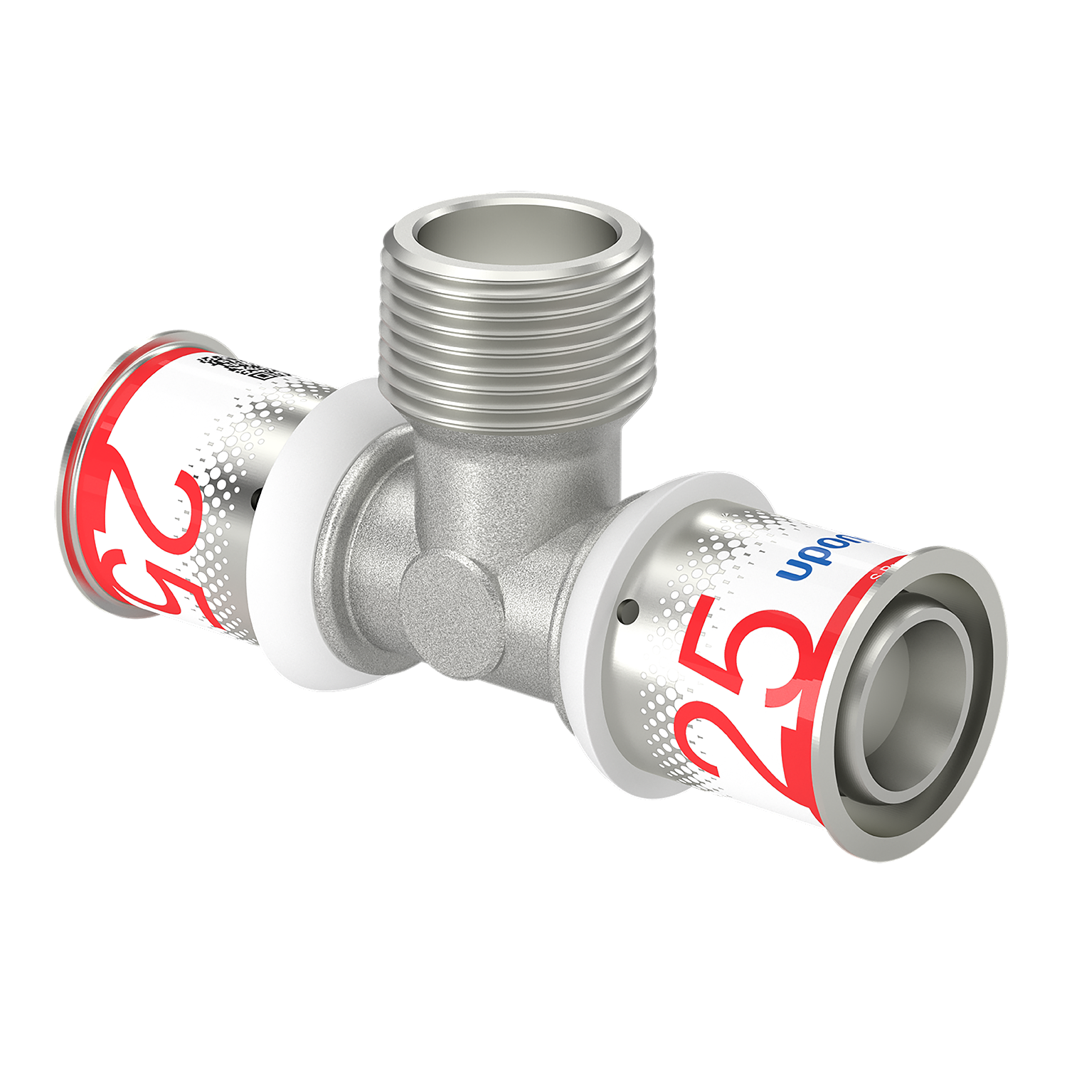 uponor Kompo t-koppling ug uponor 25x3/4x25 s-press plus dr