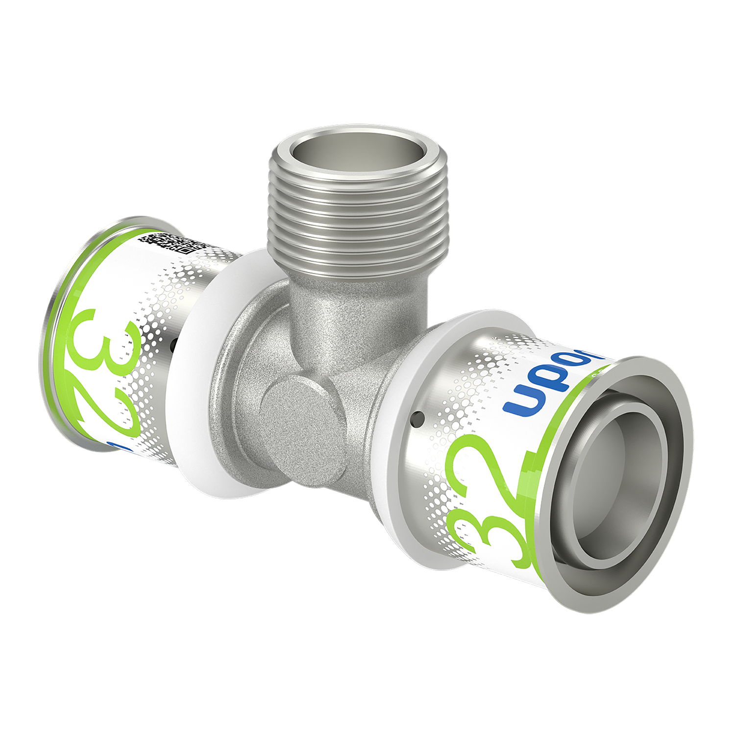 uponor Kompo t-haaraliitin uk uponor 32x3/4x32 s-press plus dr