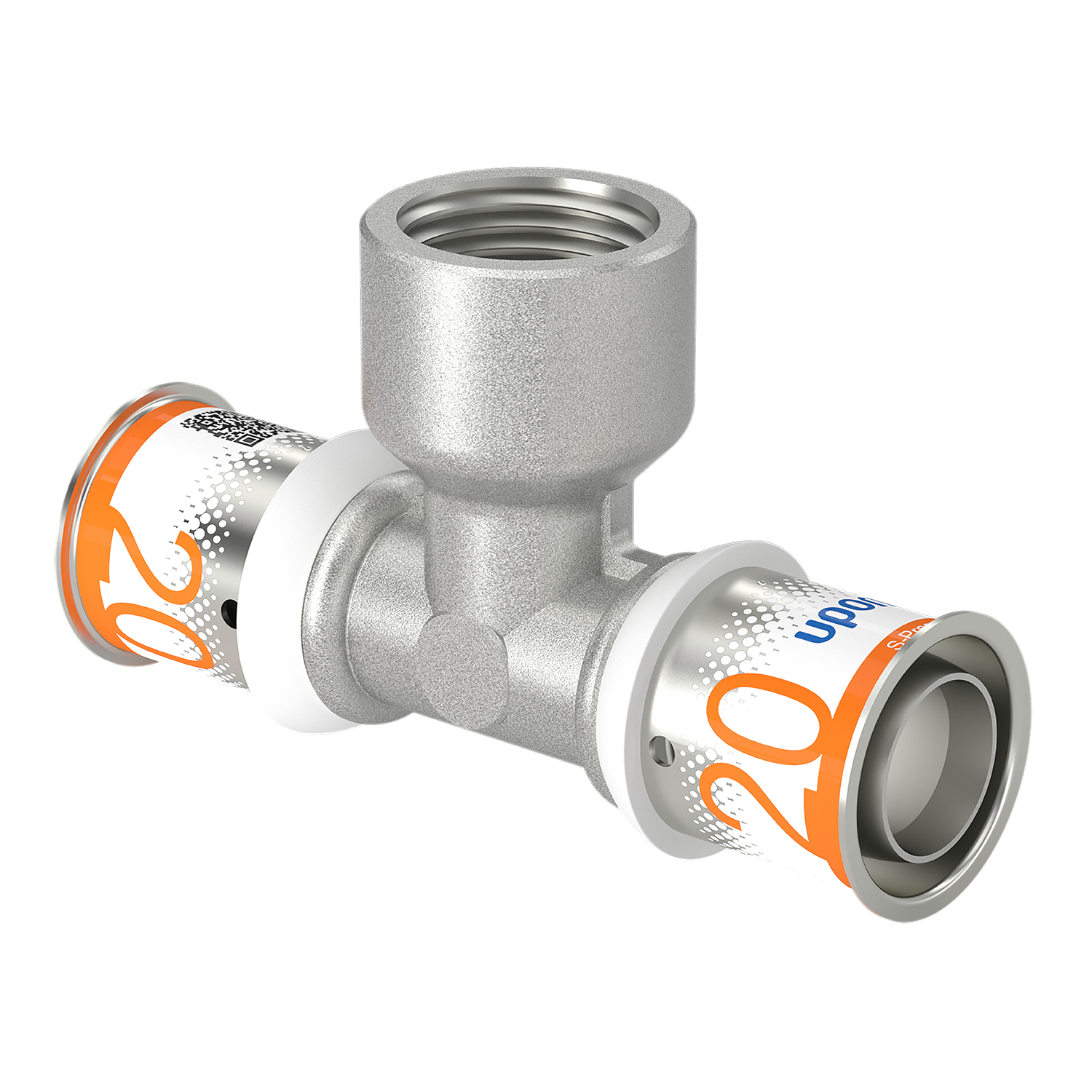 KOMPO T-KOPPLING IG UPONOR 20x1/2x20 S-PRESS PLUS DR