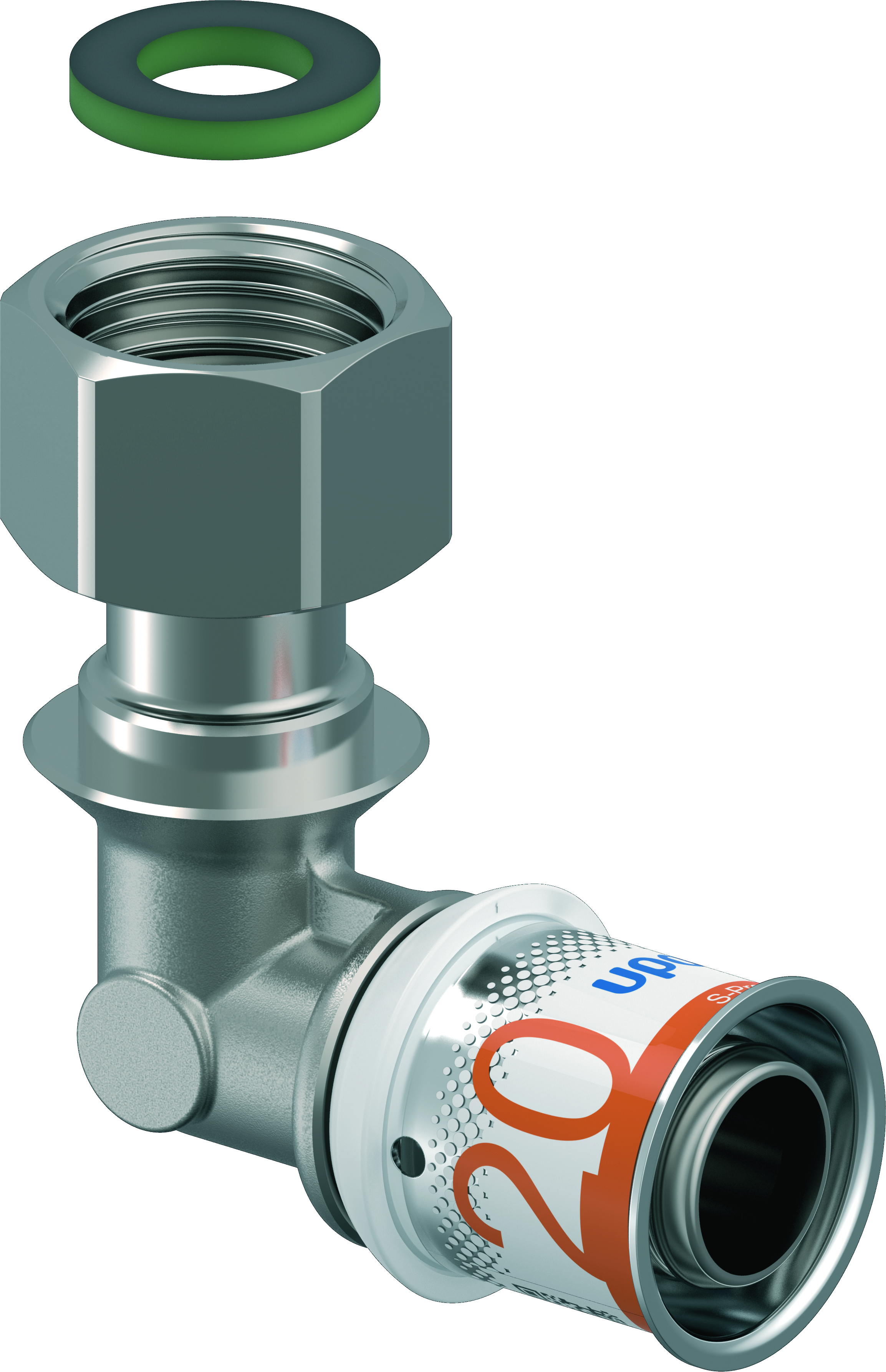 uponor Kompo konkoppling ig vinkel 20x1/2 s-press plus dr