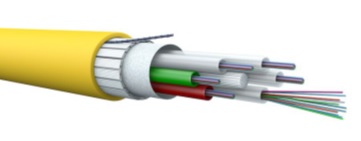 Fiberkabel QXAI G48 9/125 OS2 LSOH Eca