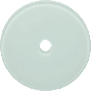 hager Frame glas 1f f. switch glass white