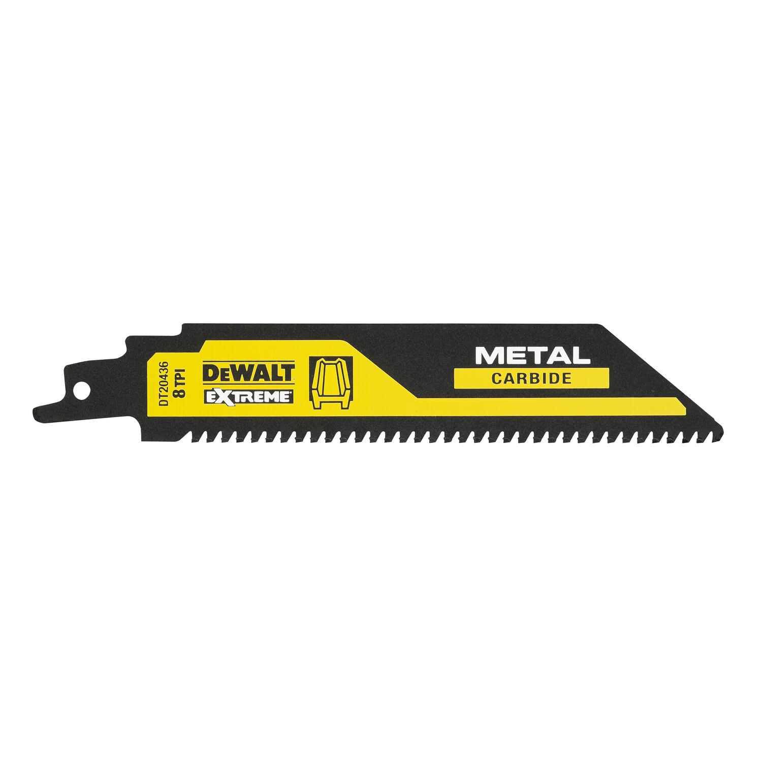 PUUKKOSAHANTERÄ DEWALT 152MM MET KARBIDI 8TPI DT20436