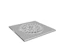 uponor Square grid uponor 200x200 drain 32mm ss