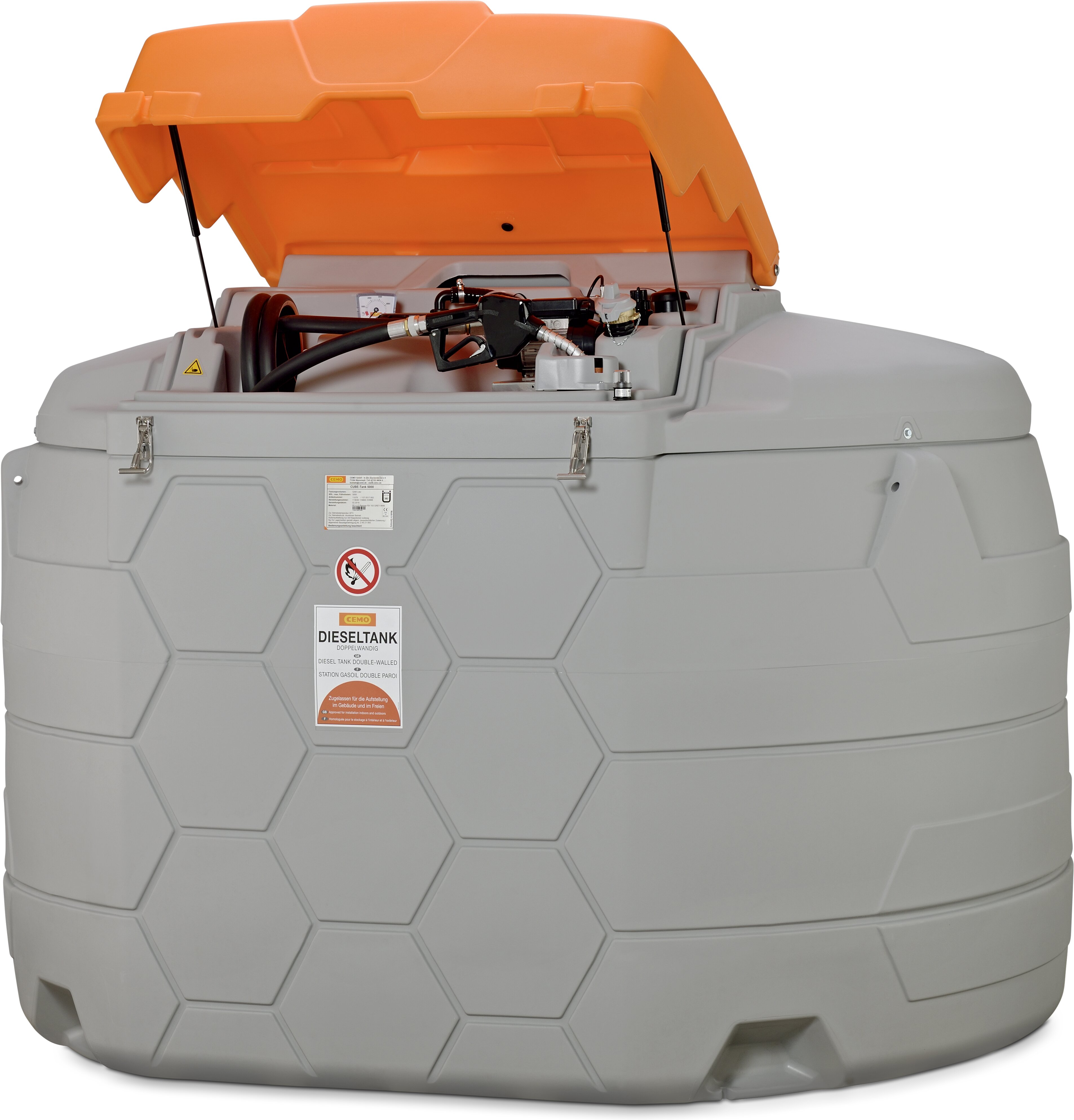CUBE-DIESELSÄILIÖ 5 5000 LULKOKÄYTTÖÖN BASIC