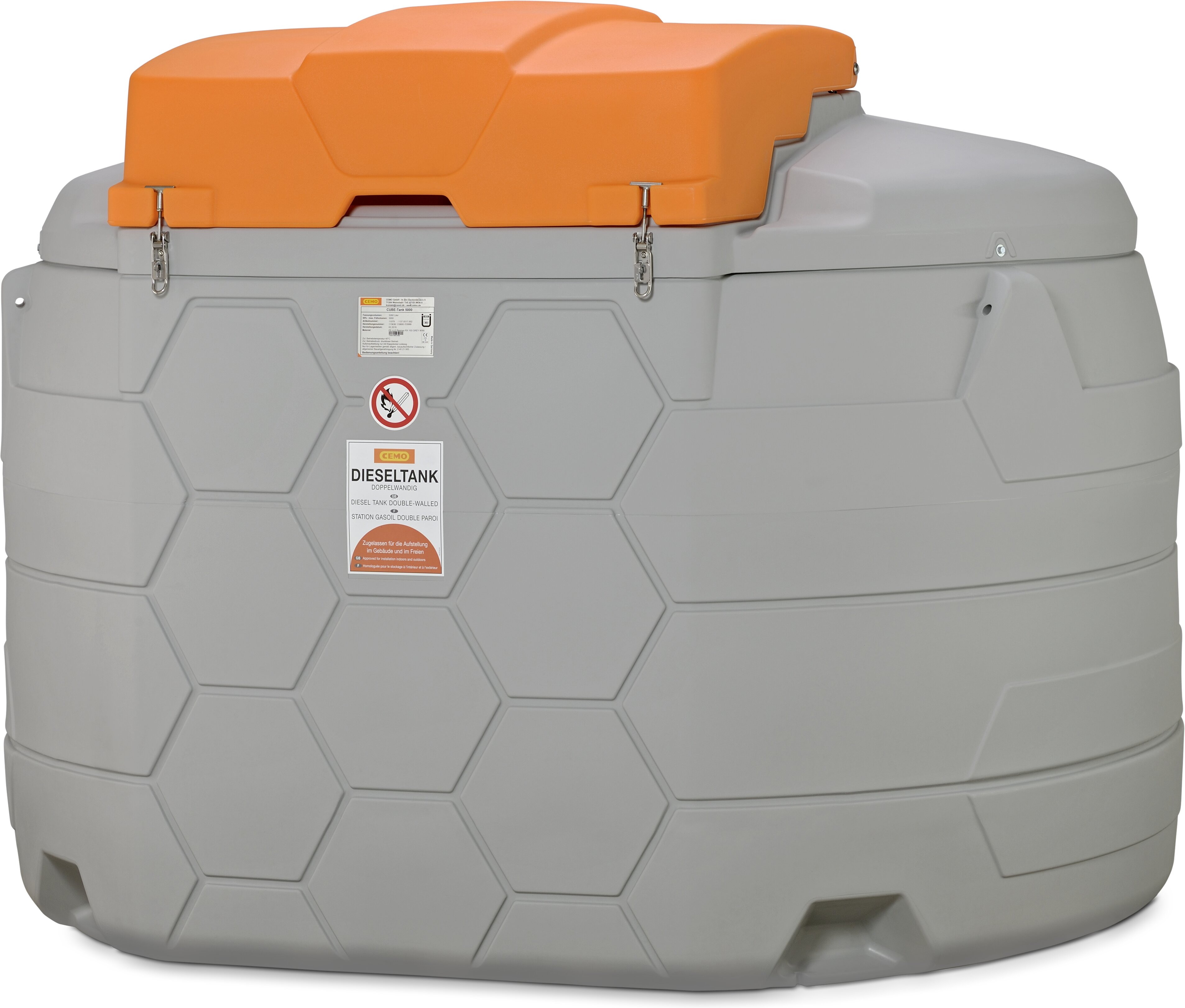 cemo Cube-dieselsäiliö 5 5000 lulkokäyttöön basic