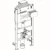 geberit Wc-fixtur geberit omega duofix låg 98cm