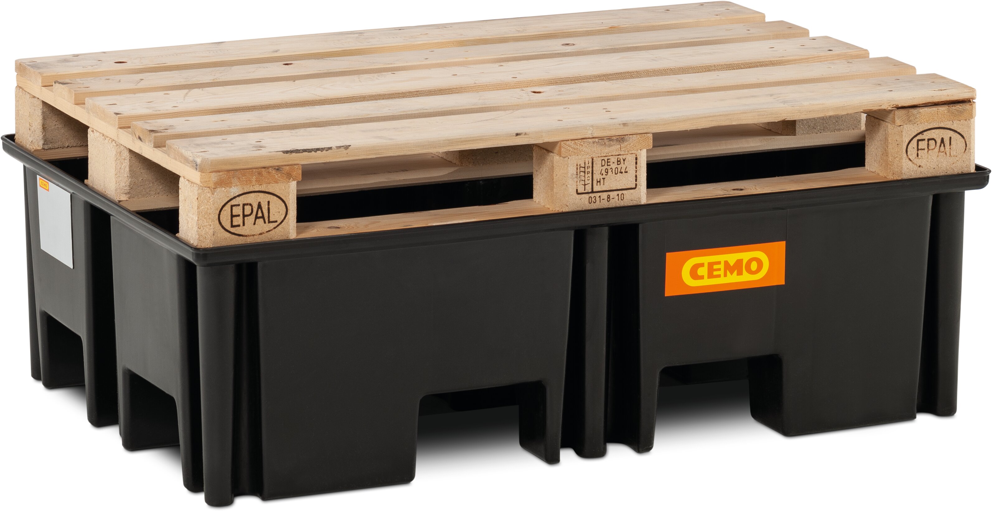 PE SPILL PALLET 220/2 WITHOUT GRATE