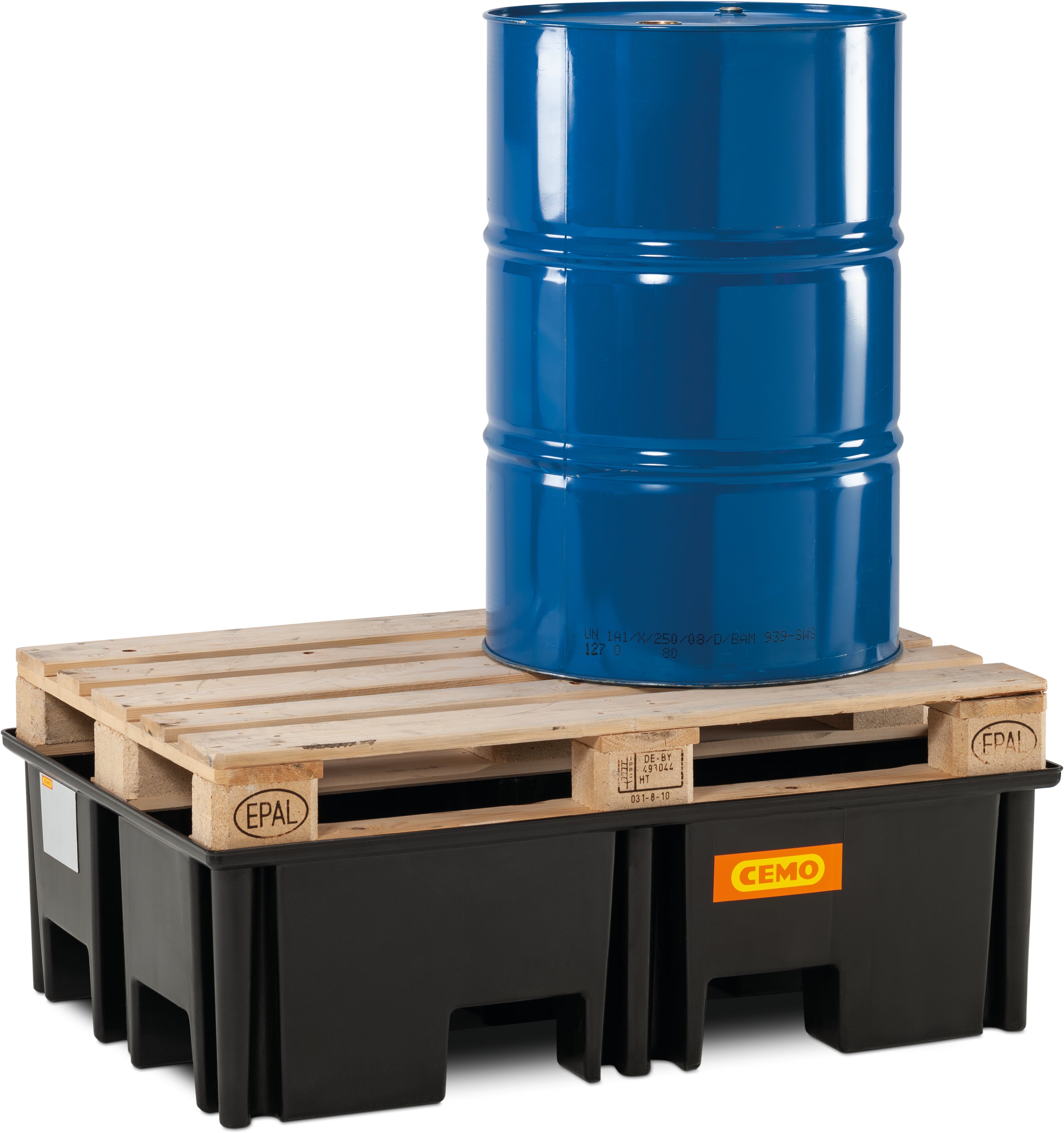 cemo Pe spill pallet 220/2 without grate