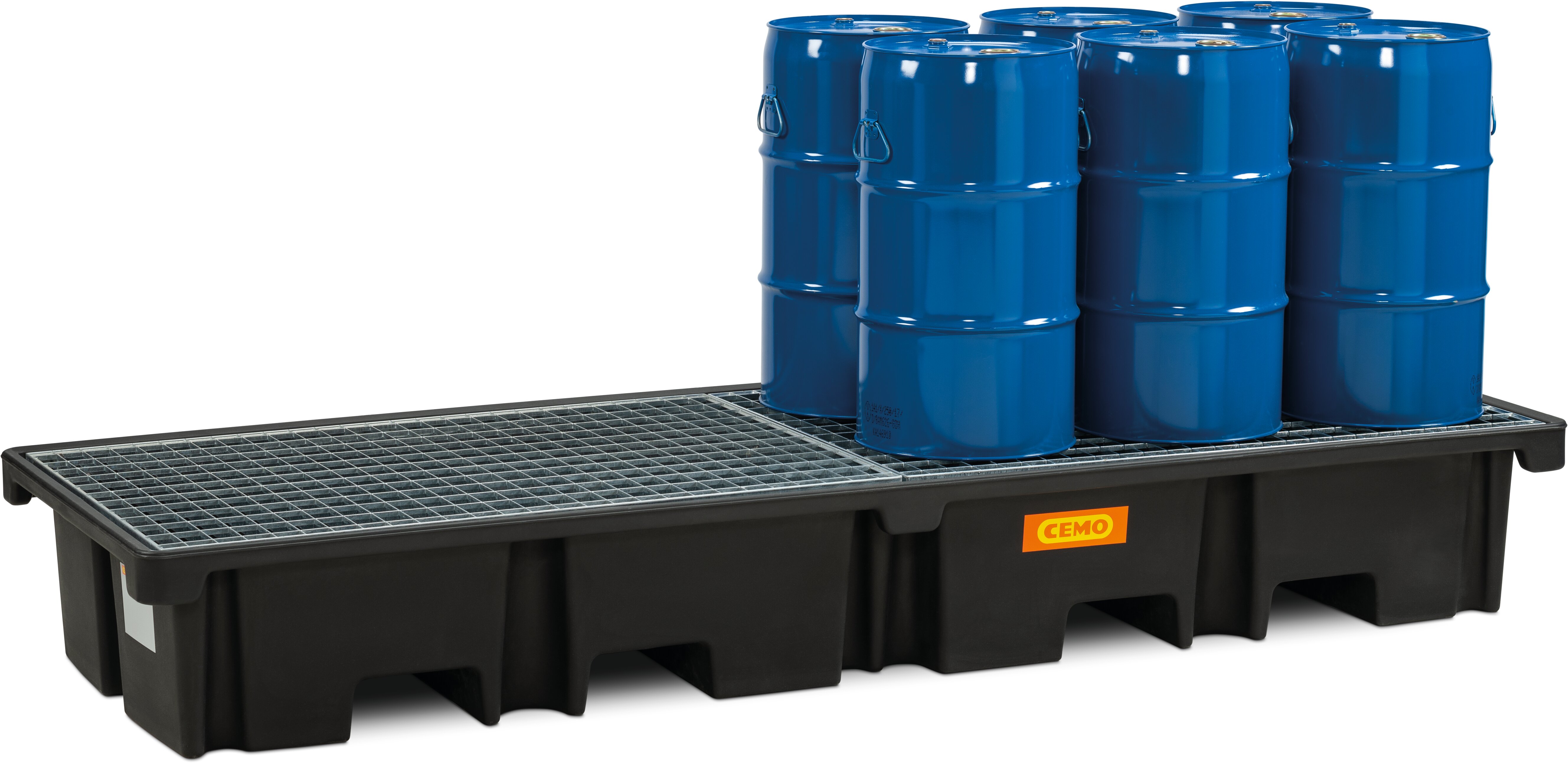 PE SPILL PALLET 425/4E STEEL GRATE