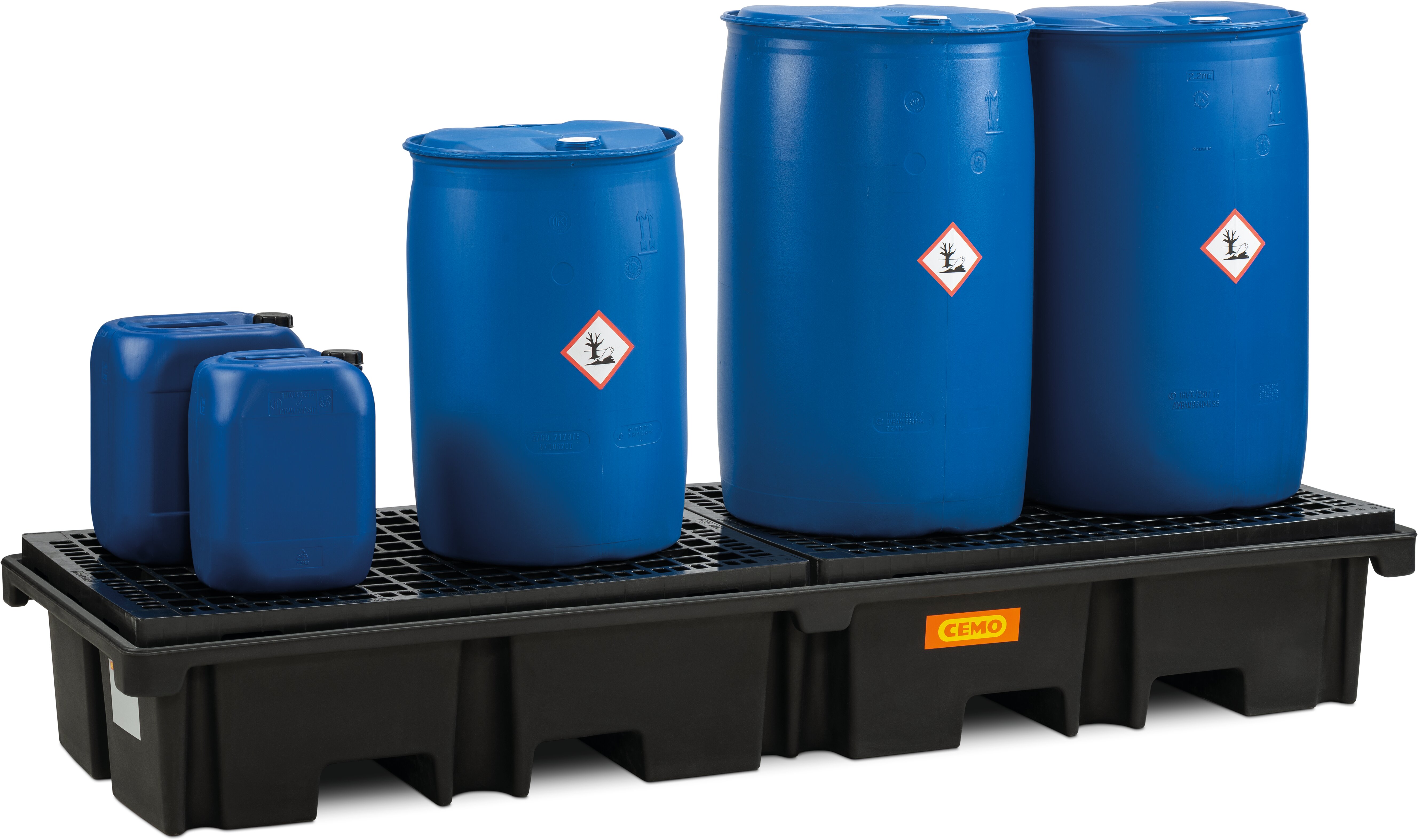 PE SPILL PALLET 425/4E PE GRATE